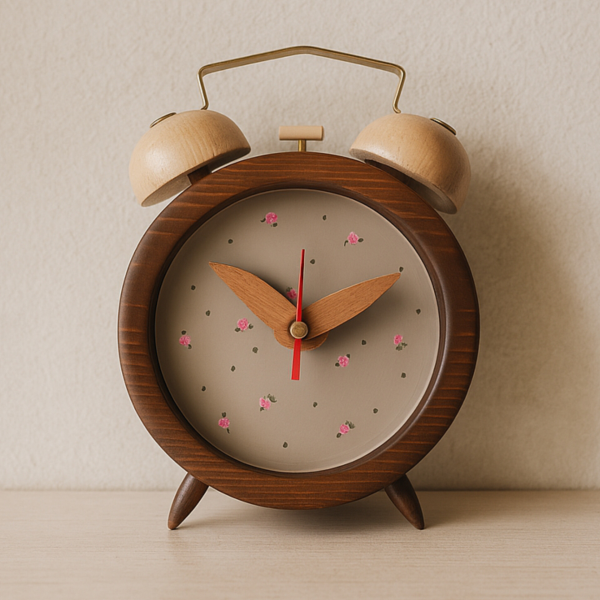ساعت رومیزی چوبی دست ساز مدل 117