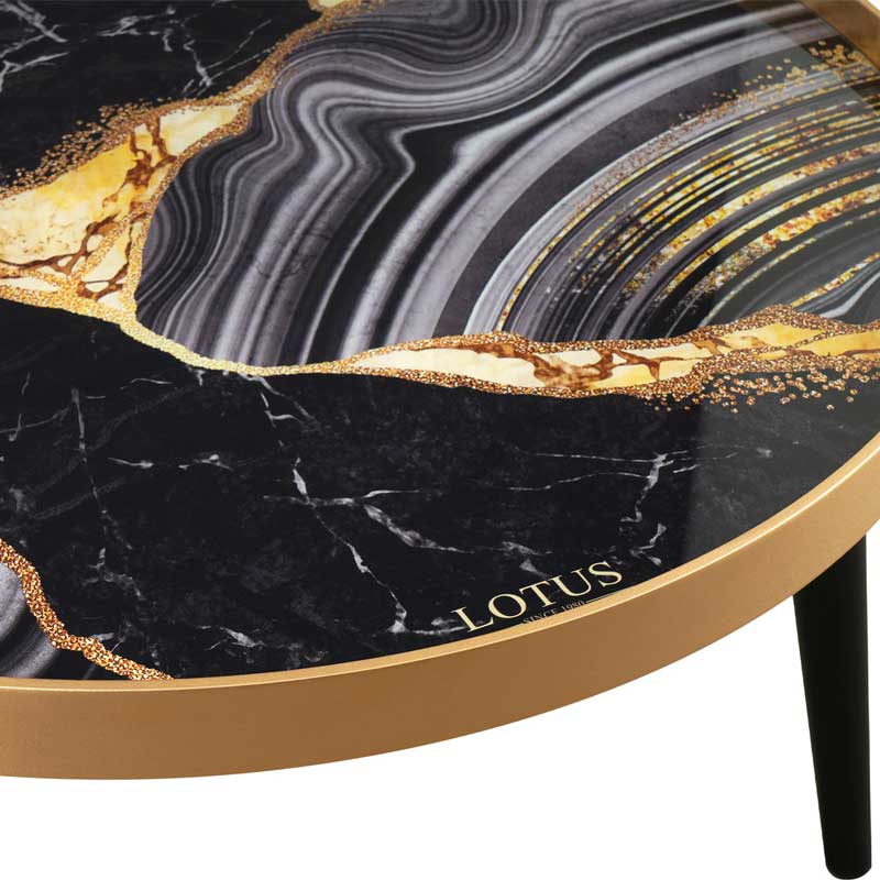 میز جلو مبلی ALMA مدل NAPOLI کد LT-731 رنگ GL