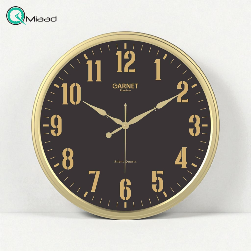 ساعت دیواری شوبرت مدل 5022BG رنگ طلایی