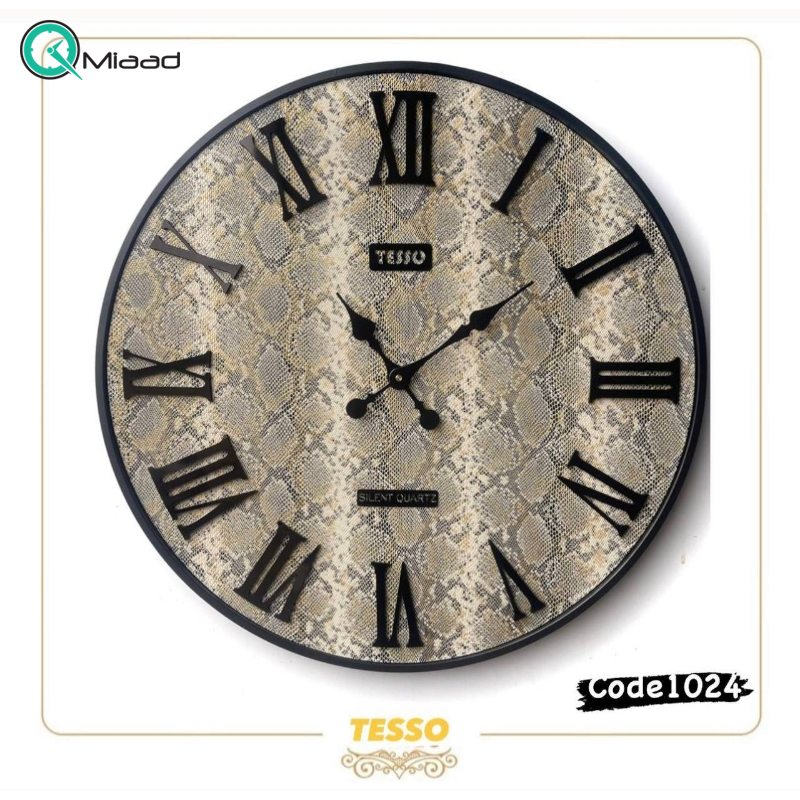 ساعت دیواری سایز بزرگ تسو مدل 1024