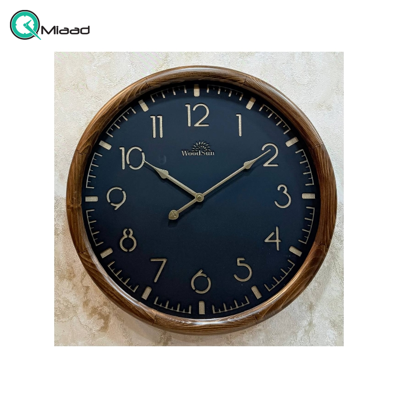 ساعت دیواری چوبی وودسان مدل استکهلم