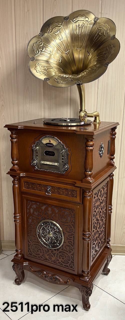 گرامافون مبله والتر فول‌جدید مدل 2511 پرو‌مکس قهوه ای