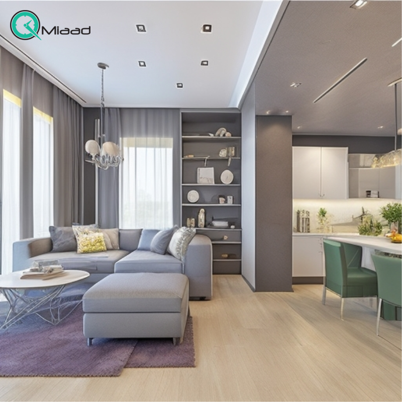 ترکیب رنگ کله غازی و طوسی