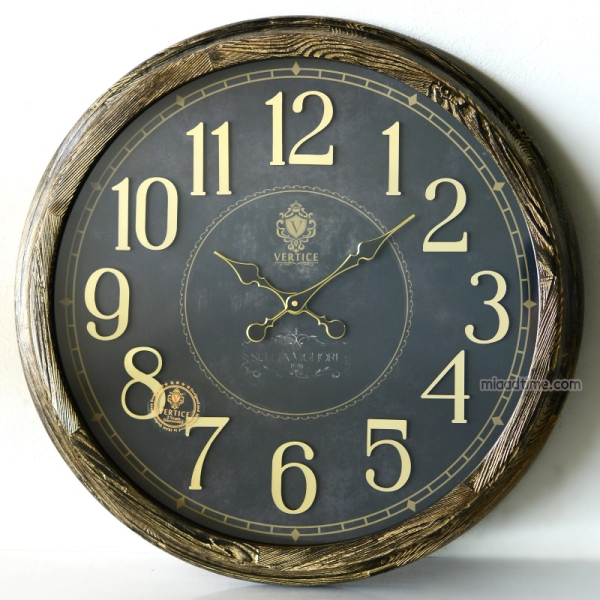 ساعت دیواری چوبی ورتیچ مدل 1998، ساعت دیواری با چوب طبیعی سایز 70 با موتور آرامگرد تایوانی، دارای تنوع بسیار طرح و رنگ، با اعداد لاتین