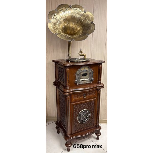 گرامافون مبله والتر فول‌جدید مدل 658 پرو‌مکس قهوه ای